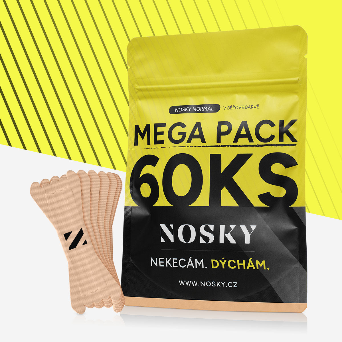 Mega Pack - Béžové (60ks)