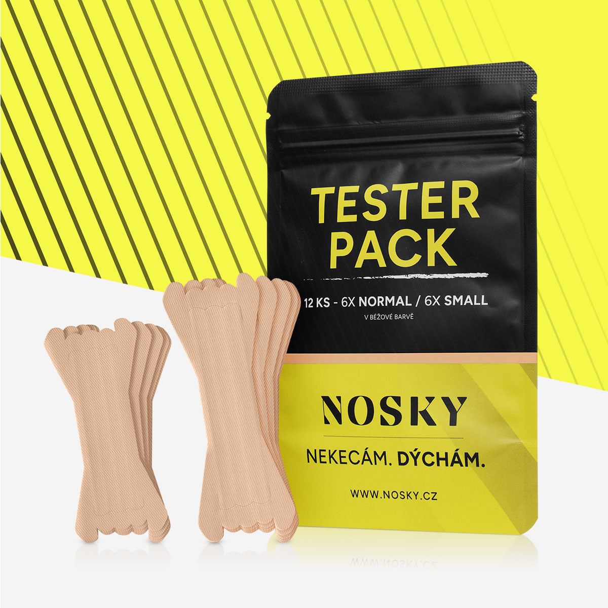 Tester Pack - Béžové (12ks)