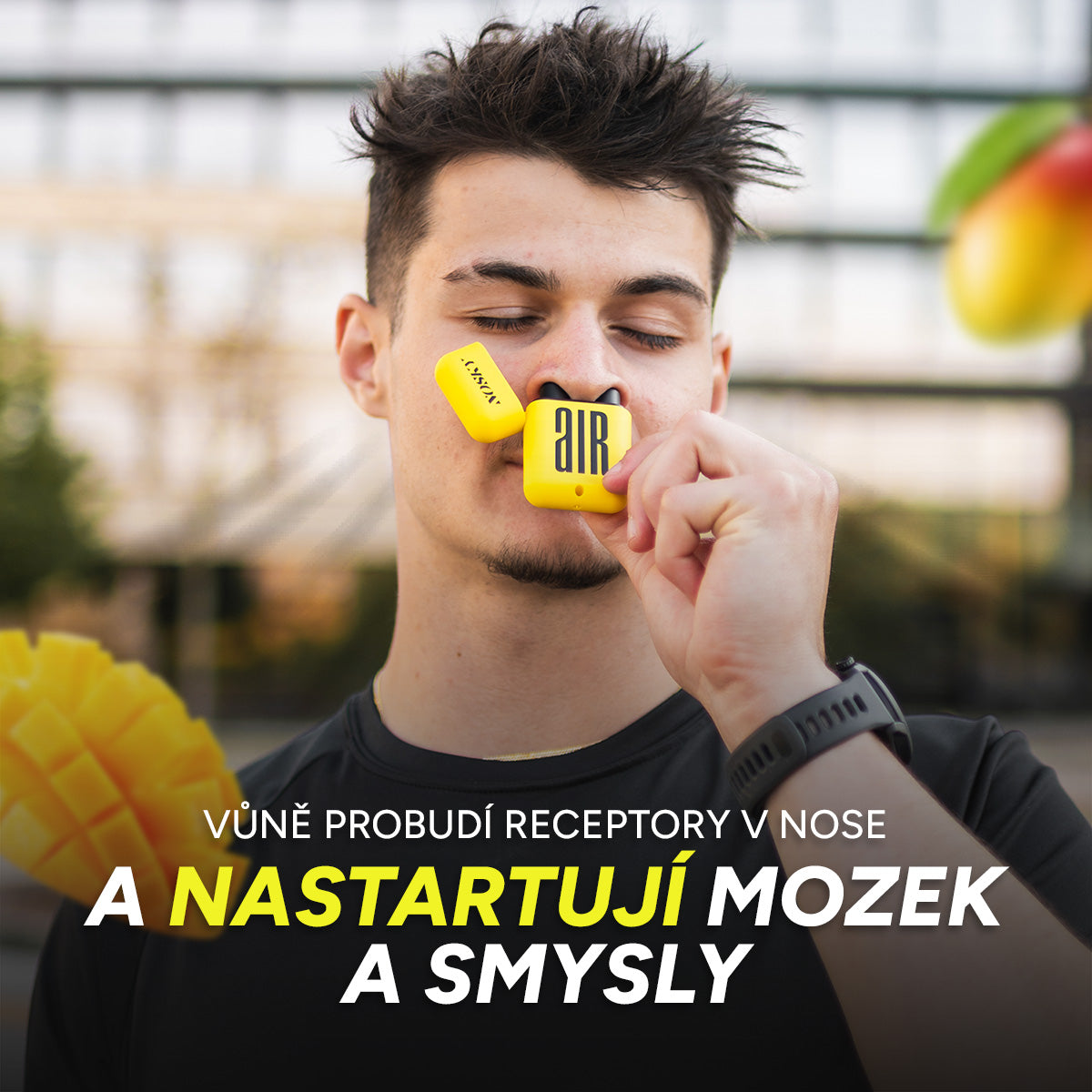 NOSKY AIR Mango Boost - vůně probudí receptory v nose a nastartují mozek a smysly #Vůně_Mango Boost