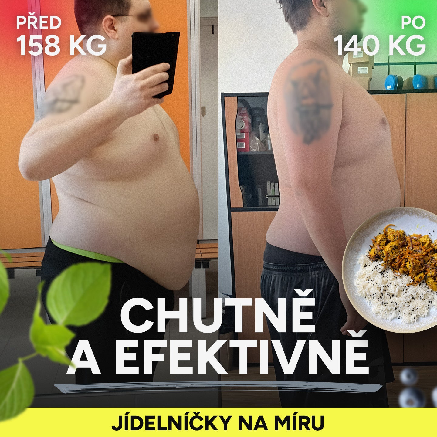 Jídelníček - muži, co chtějí zhubnout