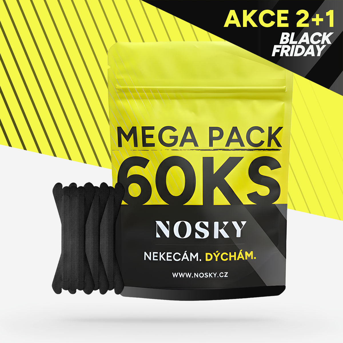 Mega Pack - Černé (60ks)