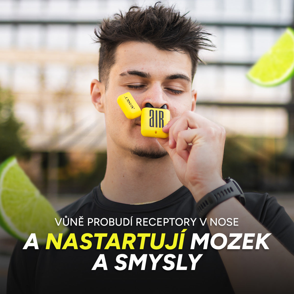 NOSKY AIR Lime Kick - vůně probudí receptory v nose a nastartují mozek a smysly #Vůně_Lime Kick