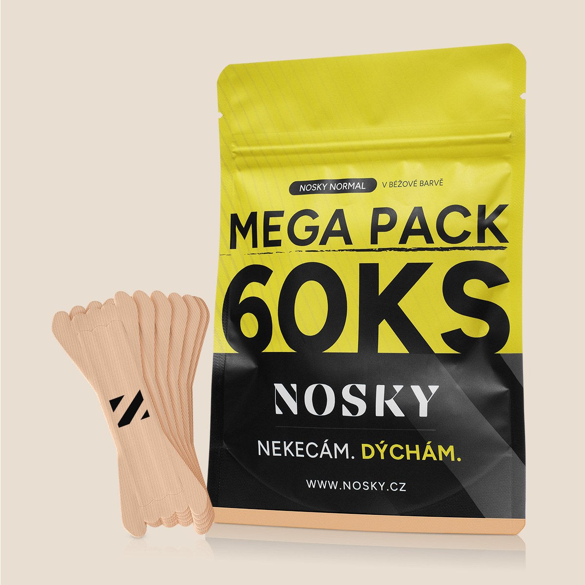 Mega Pack - Béžové (60ks)