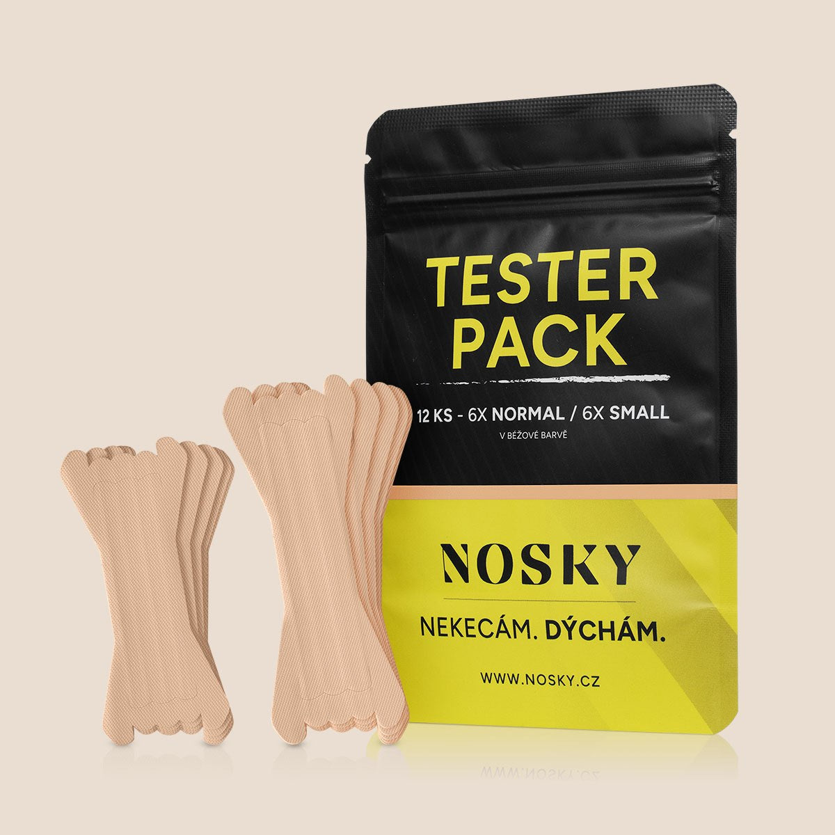 Tester Pack - Béžové (12ks)